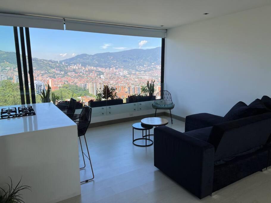 Apartamento De Lujo Con La Mejor Vista De Medellin Leilighet Eksteriør bilde