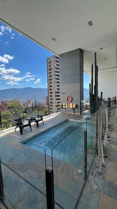 Apartamento De Lujo Con La Mejor Vista De Medellin Leilighet Eksteriør bilde