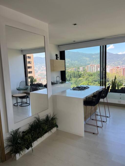 Apartamento De Lujo Con La Mejor Vista De Medellin Leilighet Eksteriør bilde